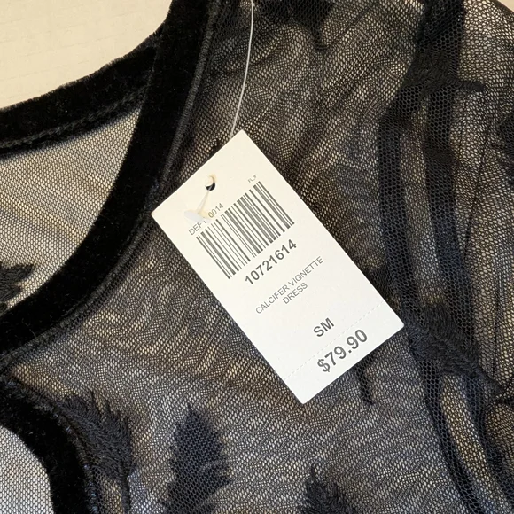 Her Universe Studio Ghibli Howl's Moving Castle Calcifer Vignette Black Dress - Picture 3 of 9